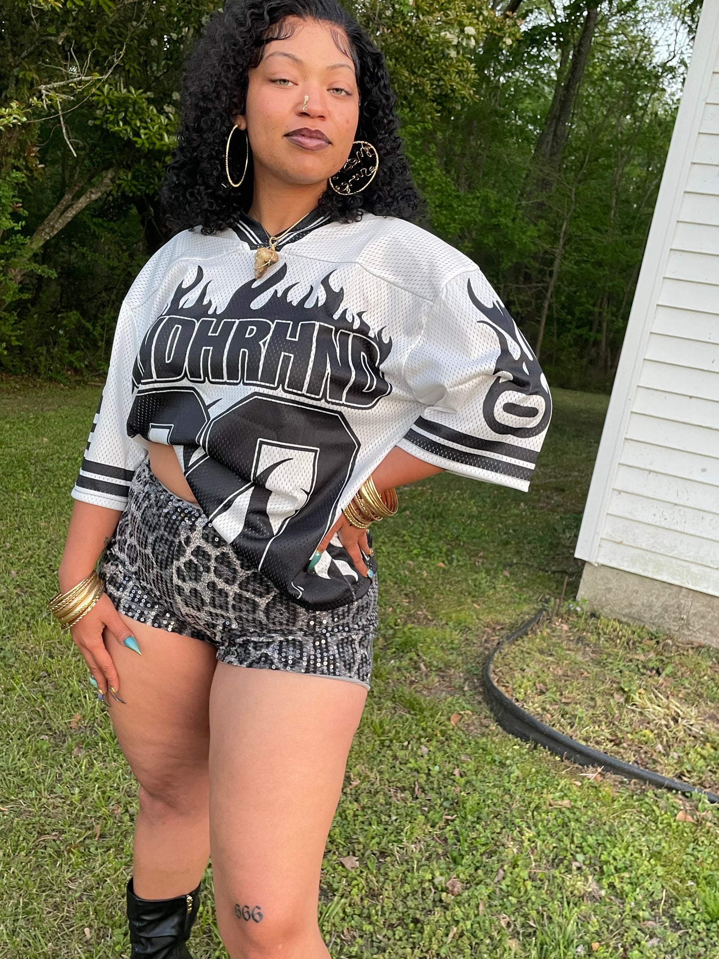 Baddie leopard shorts